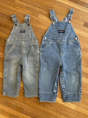 Vintage toddler overalls lot